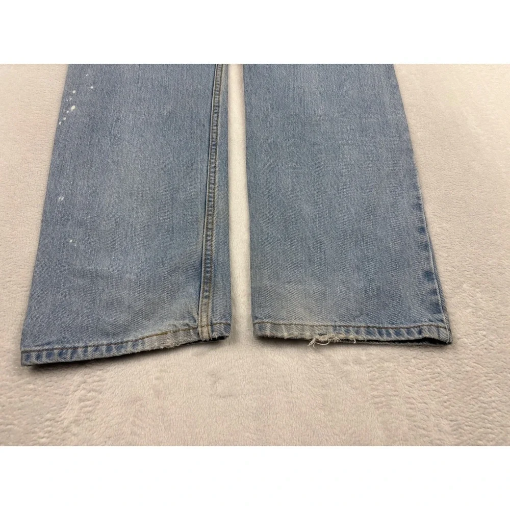 Levi's 505 Men's 36x32 Vintage **Tag Verified w/pics** jeans Light Blue Denim